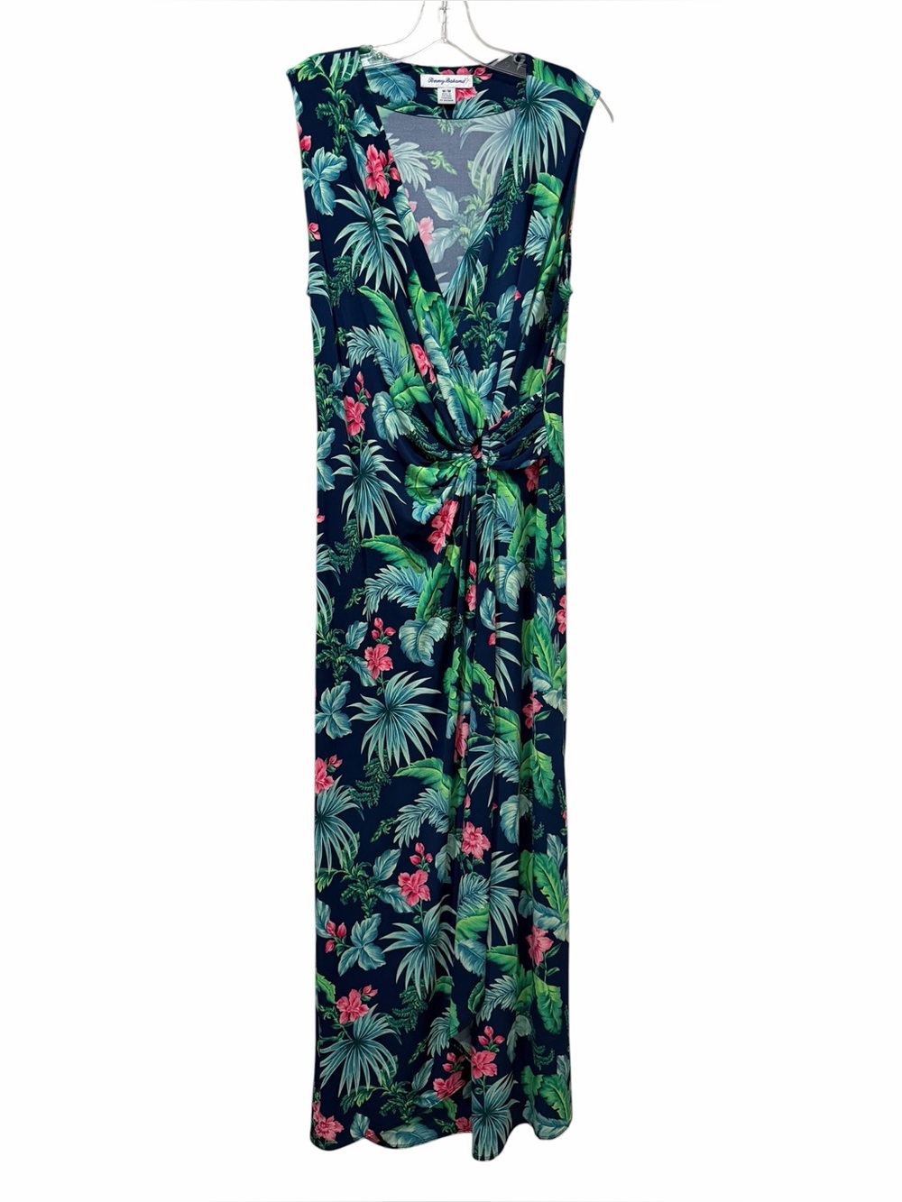 Tommy Bahama Medium Clara Floral Isle Resort Tropical Beachy Maxi Dress B4
